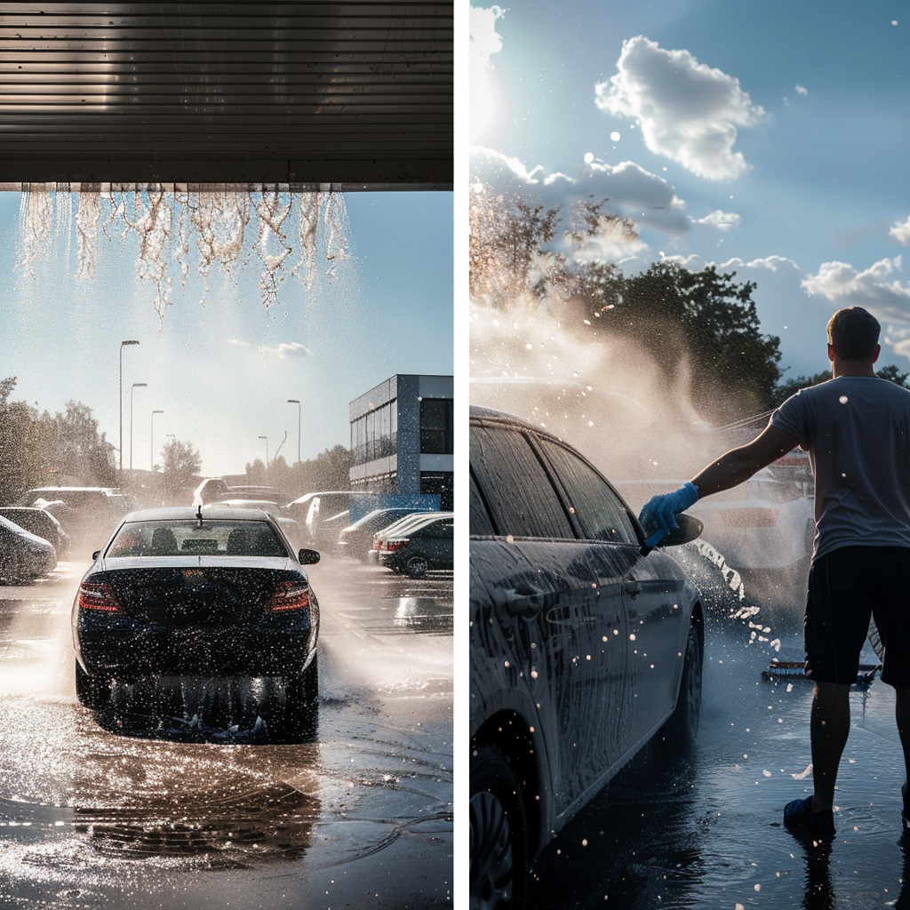 Stunning Car Wash Vs Detail Design Illustration